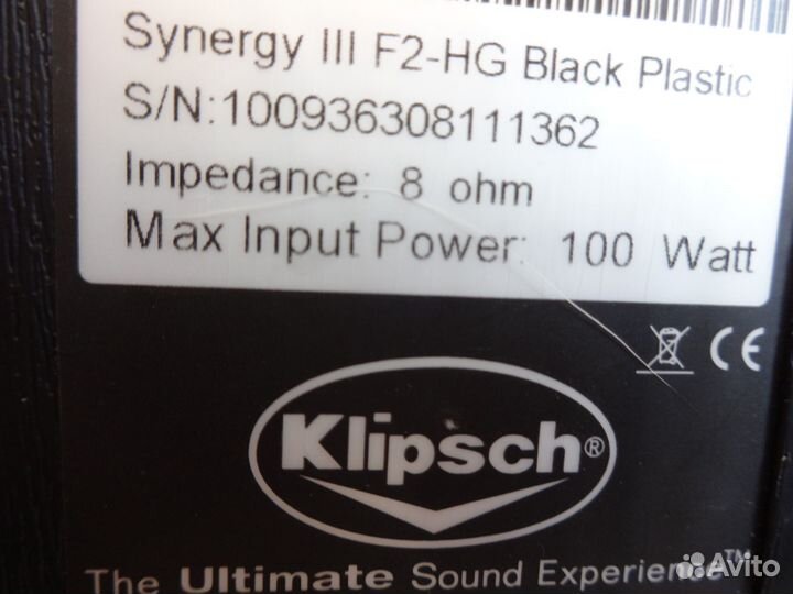 Акустика Klipsch в состоянии абсолютно новой вещи