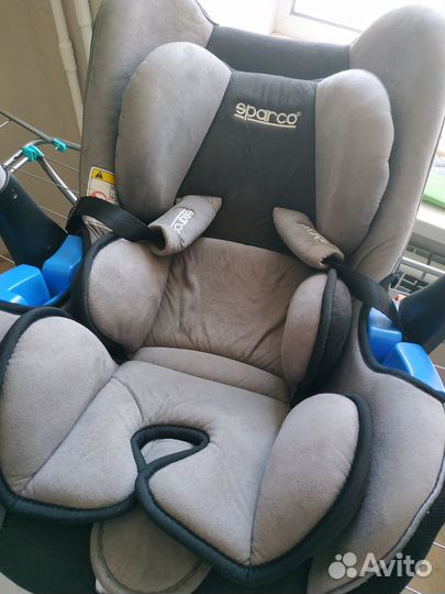 Автолюлька+автокресло sparco corsa