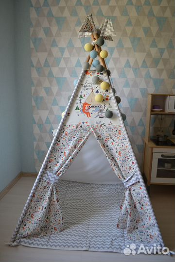 Детская игровая палатка вигвам