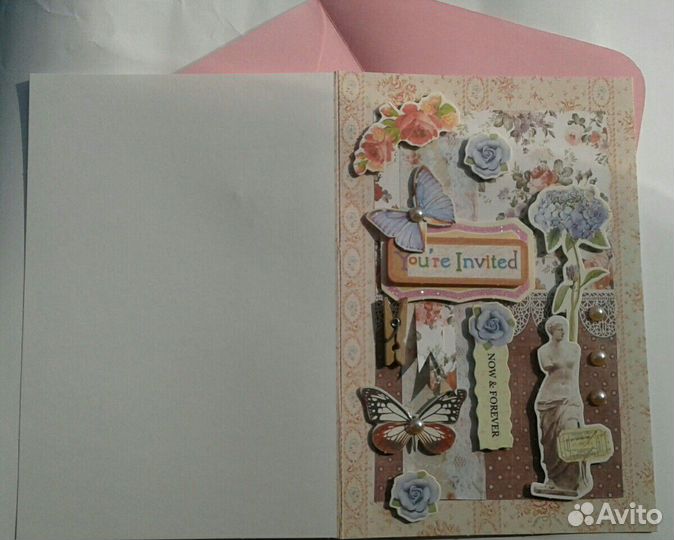 Открытка ручной работы