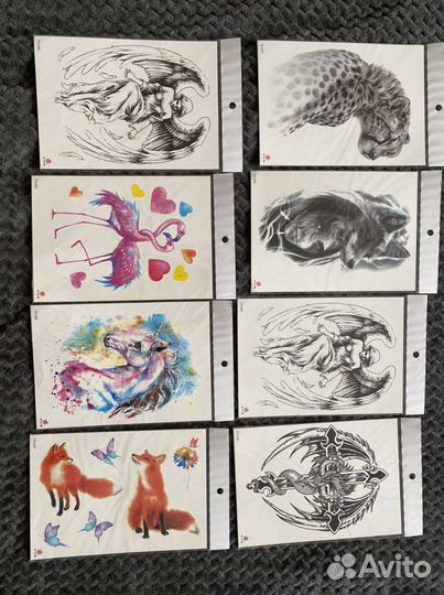 Временные переводные татуировки