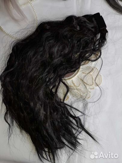 Шиньон, накладной хвост, несколько разных