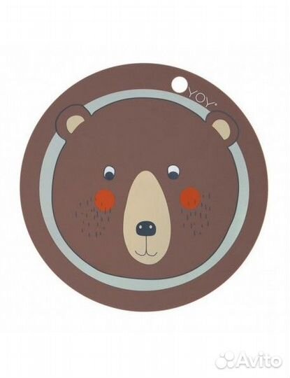 Детская силиконовая салфетка под тарелку 60 шт