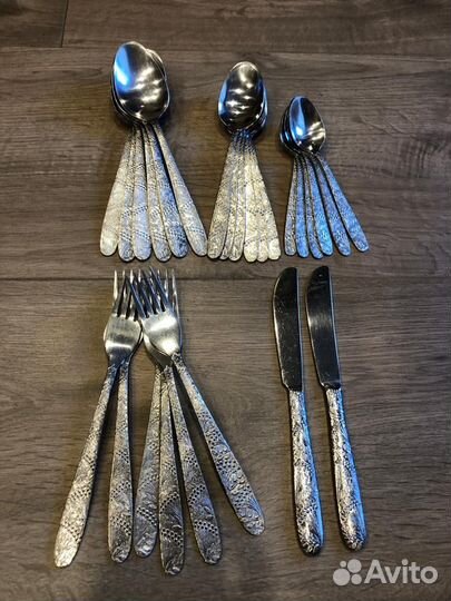 Набор столовых приборов нержавейка