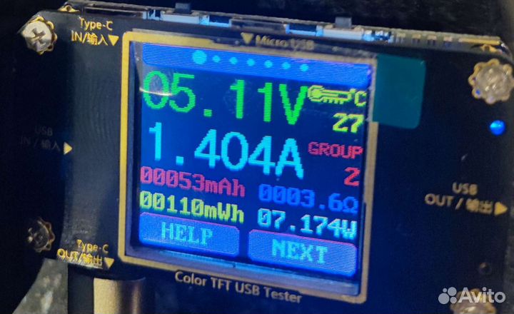 USB тестер с Bluetooth