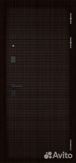 Дверь входная с зеркалом