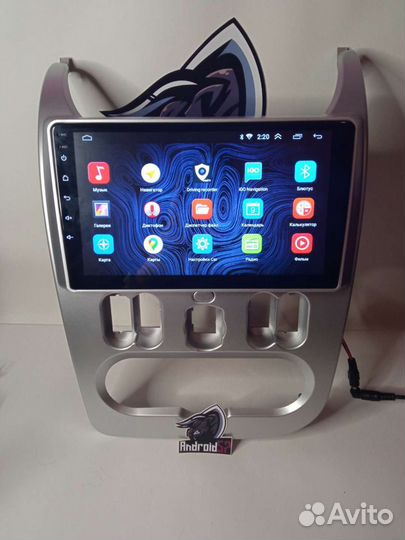 Магнитола renault logan
