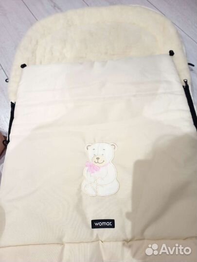 Зимний конверт в коляску womar