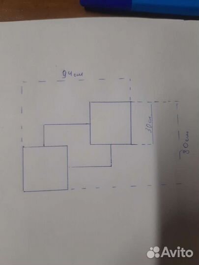 Полка книжная из лдсп