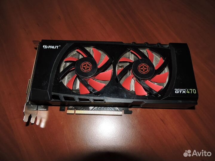 Видеокарта Palit GeForce GTX 470 не рабочая