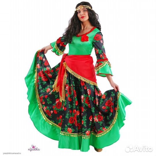 Костюм цыганки цыганочки, цыгана, испанки