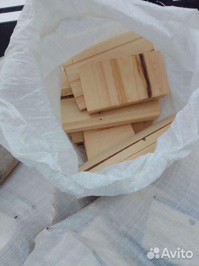 Дрова сухие в мешках