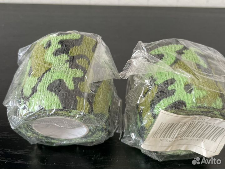 Камуфляжная лента, самоклеющаяся, тканевая