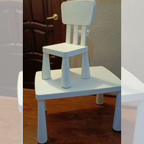 Детский стол и стул IKEA маммут