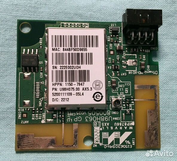 Модули Wi-Fi HP sdgob-0892, sdgob-1505, AW-NM383