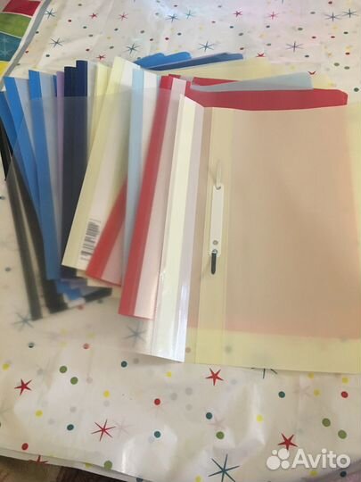 Папка скоросшиватель А4 бу, Папка с файлами на 10