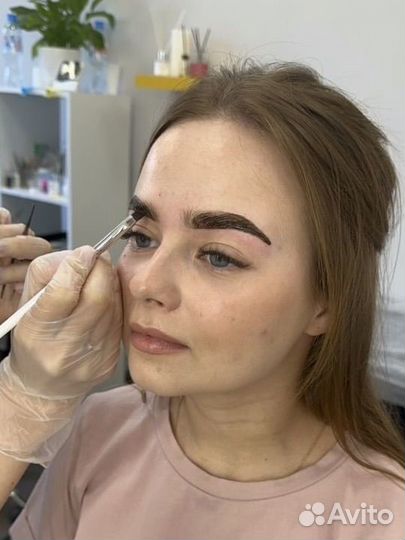 Наращивание ресниц брови перманент истра