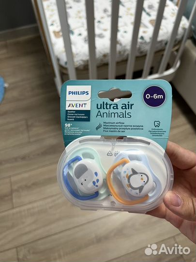 Пустышки avent 0-6
