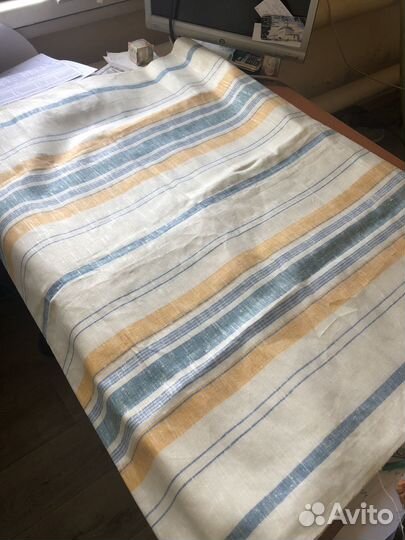 Ткань для полотенец СССР. Лен. Новая