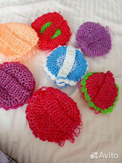 Мочалка ручной работы