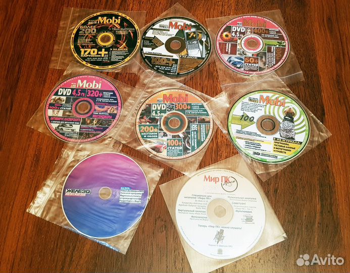Диски журналов Mobi, Мир пк, Железо, Chip DVD