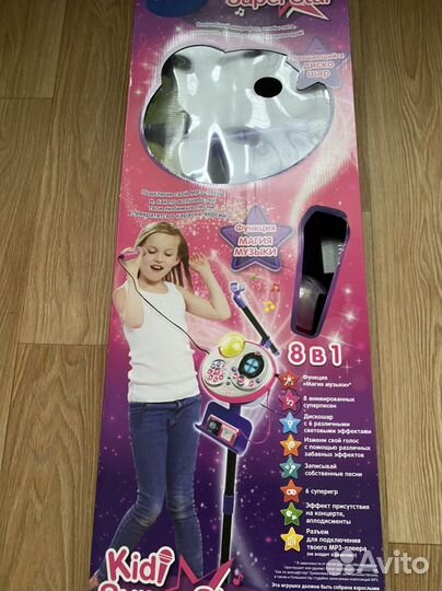 Караоке микрофон детский