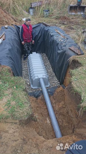 Дренаж участка, отсыпка участки,планировка,газон