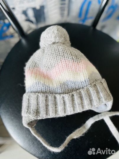 Комплект шапка и варежки