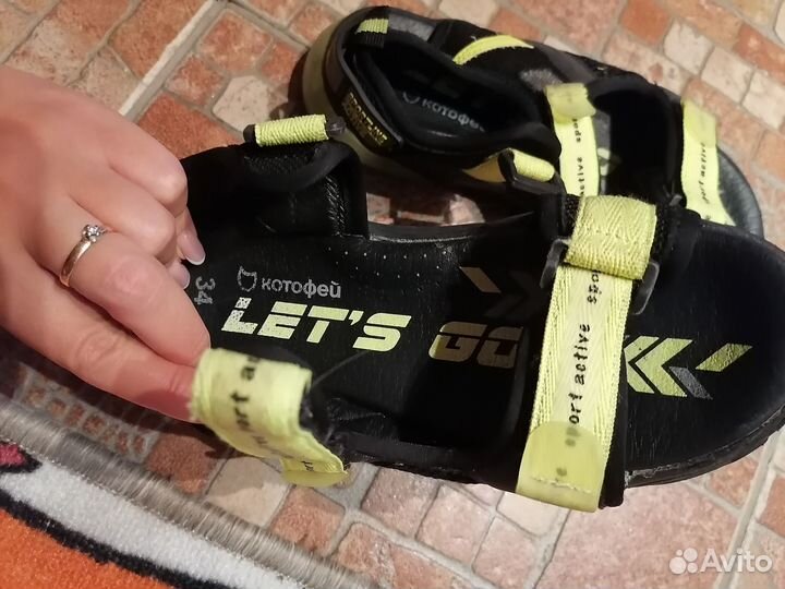 Сандалии для мальчика 34 размер