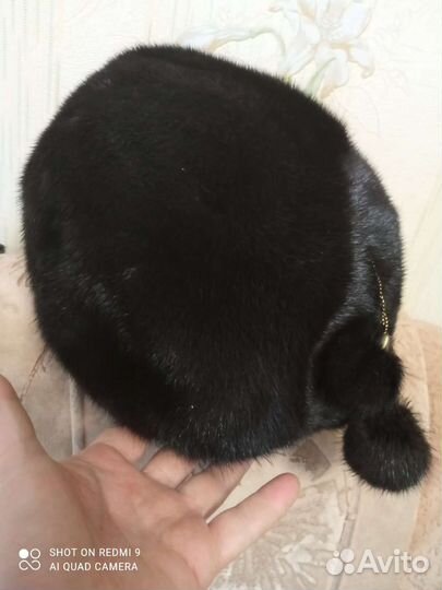 Шапка норковая женская