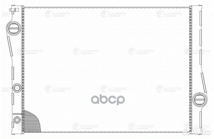 Радиатор основной luzar LRc 26194 LRC26194 luzar