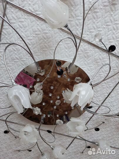 Люстра потолочная бу