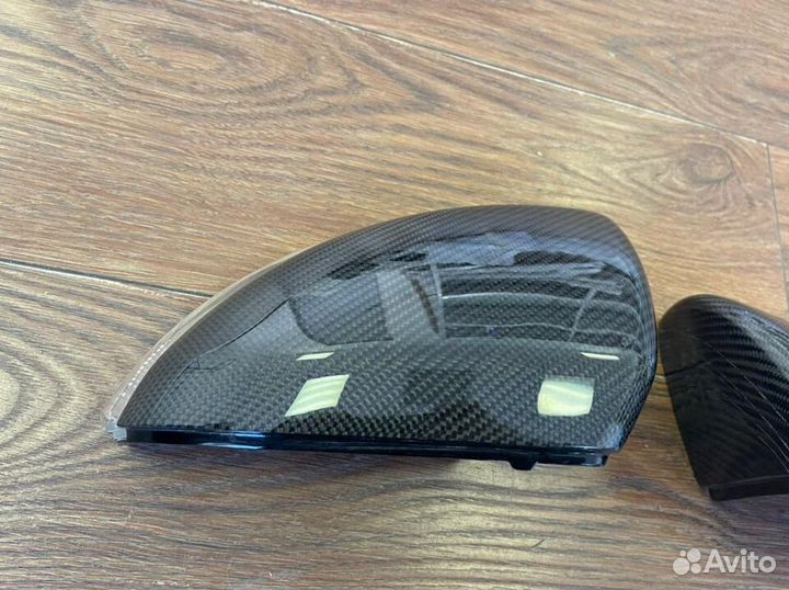 Накладки на зеркала Карбон Mercedes W205 W213 W222