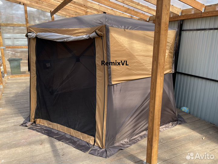 Видео Шатер кухня Полный автомат 360x360см с полом