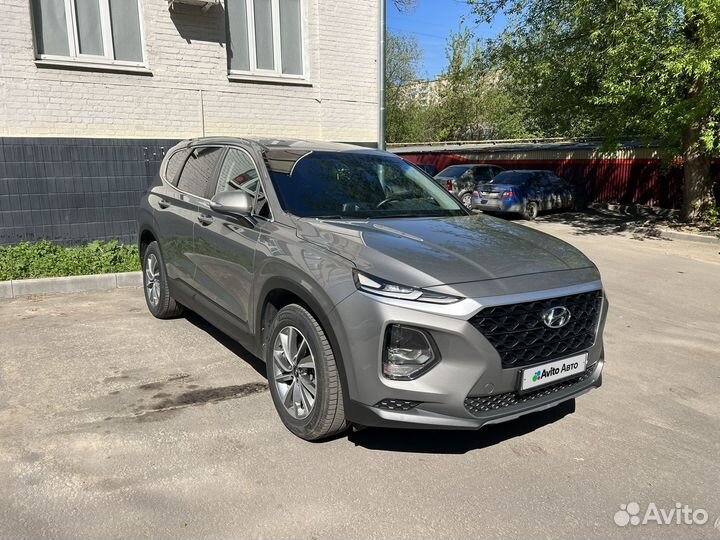 Hyundai Santa Fe 2.0 AT, 2019, 56 000 км