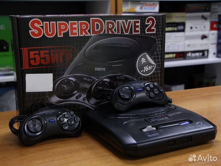 Приставка Super Drive 2 Classic (16 bit) +55 игр