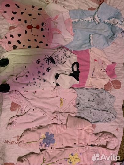 Вещи пакетом на новорожденного