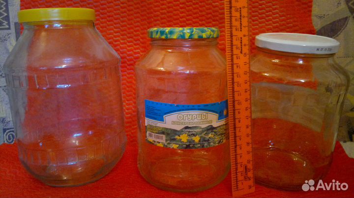Банки стеклянные большие