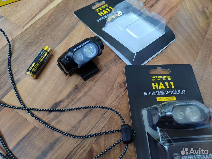 Налобный фонарь Nitecore HA 11 на кепку