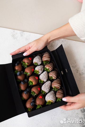 Набор клубники в бельгийском шоколаде