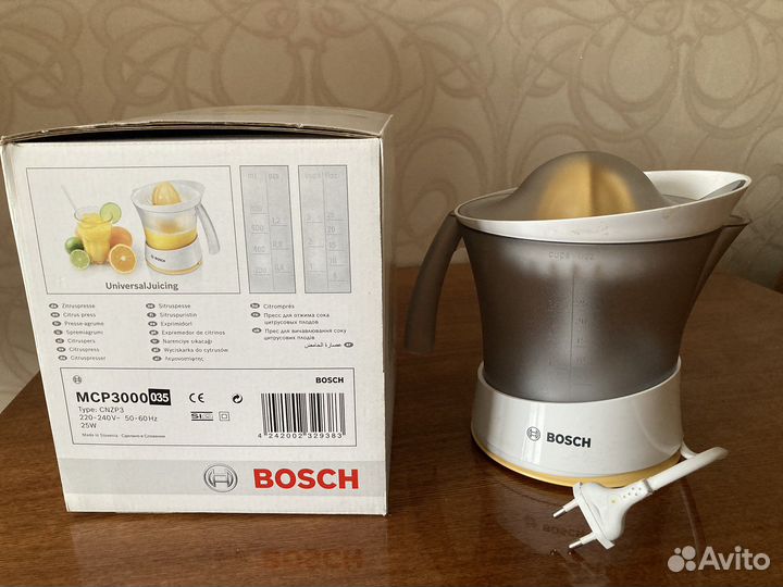 Соковыжималка для цитрусовых Bosch
