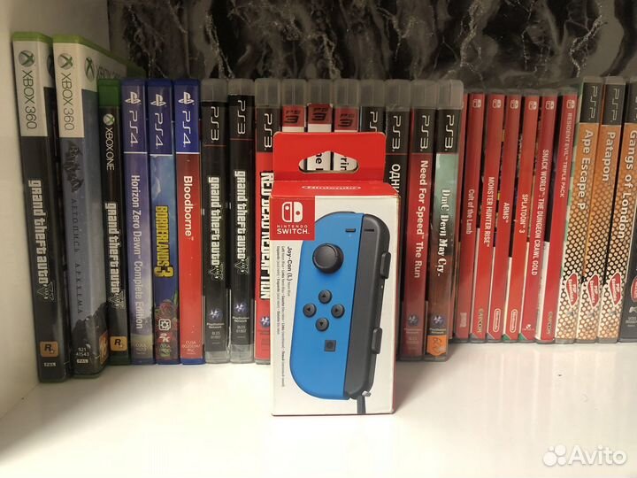 Nintendo switch joy con синий