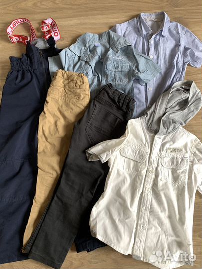 Вещи пакетом на мальчика 110см