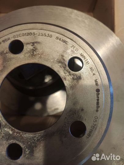 Задние тормозные диски Brembo