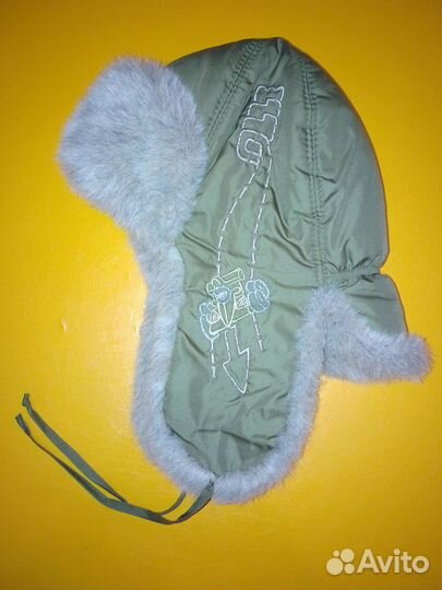 Шапка-ушанка на меху зимняя для мальчика