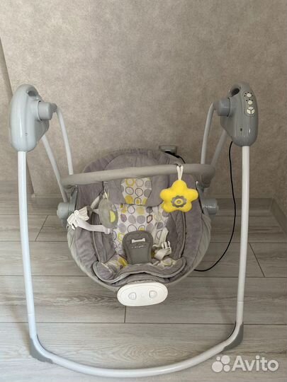 Детские электронные качели шезлонг