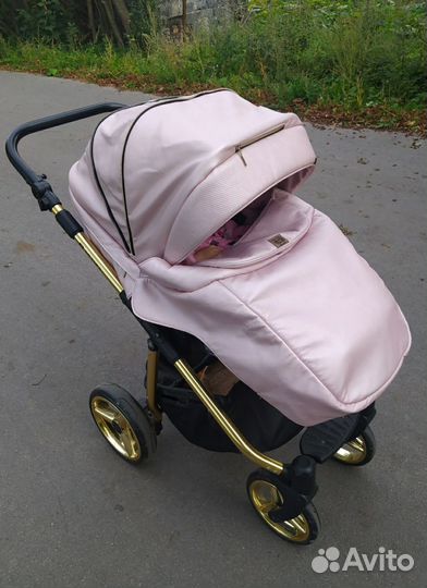 Коляска 2 в 1 adamex reggio экокожа