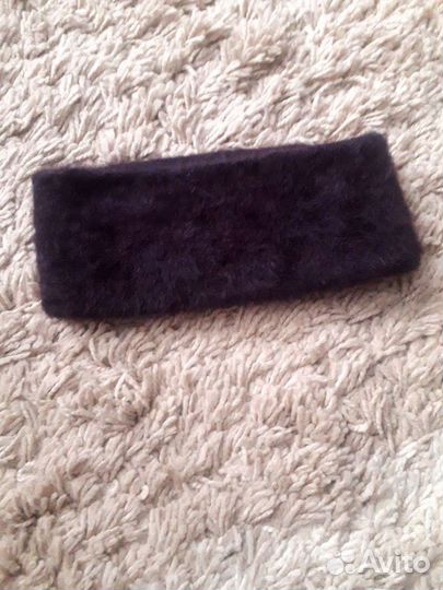 Повязка на голову ангорка