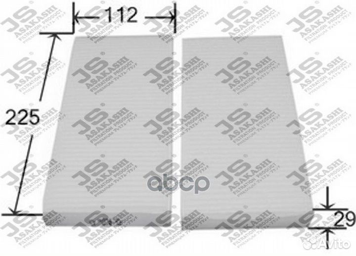 Фильтр салона JS Asakashi 806 LF541M, SQ1121