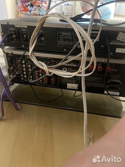 Cd проигрыватель Onkyo DX-7222 и AV ресивер Onkyo